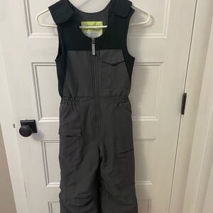 Kids Gray Snow Bib